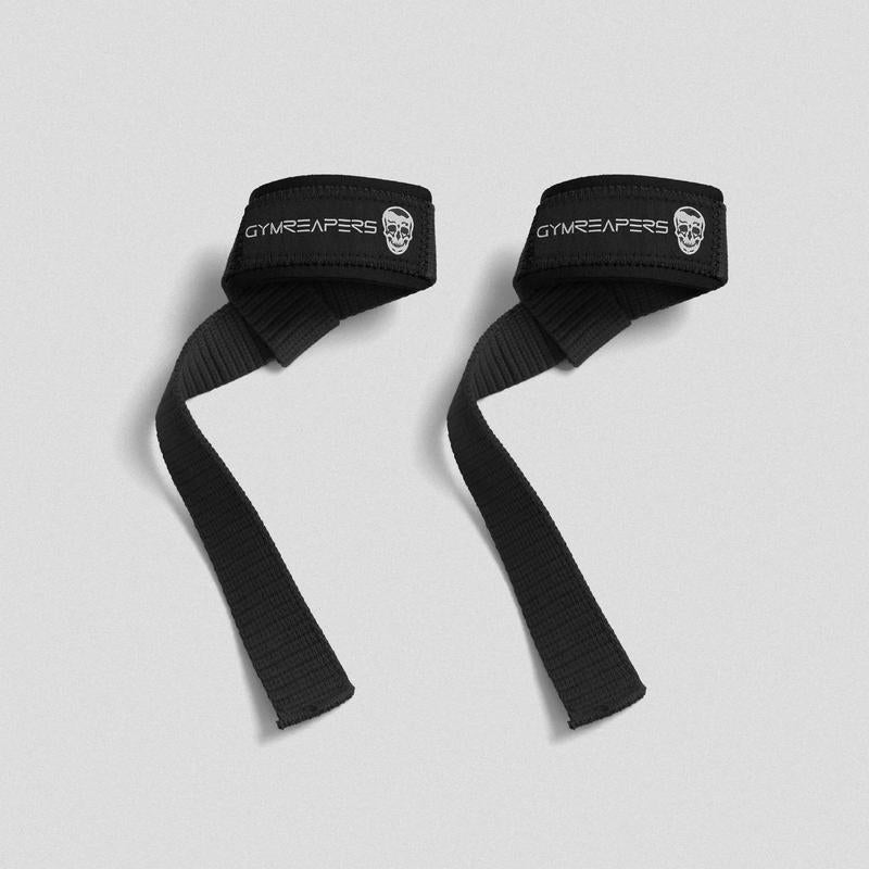 Gymreapers Lifting Straps for Weightlifting Bodybuilding Powerlifting & Strength Training - Premium Padded Neoprene Deadlift Straps with 18" Cotton for Pull-Ups Rows Shrugs Heavy Lifts & Gym Workouts - Grip Support & Wrist Protection Set of 2